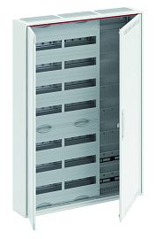 ABB CA37VML Шкаф 168М навесной с медиапанелями IP30, 1100x800x160 между DIN-рейками 125 мм и самозажимными клеммами N/PE и дверью с вент. отверстиями 2CPX052218R9999
