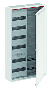ABB CA26VML Шкаф 72М навесной с медиапанелями IP30, 950x550x160 между DIN-рейками 125 мм и самозажимными клеммами N/PE и дверью с вент. отверстиями 2CPX052213R9999