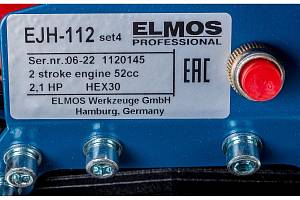 Elmos EJH-112 set4 бензомолоток 52cc hex30 Elmos EJH-112 set4 бензомолоток 52cc hex30