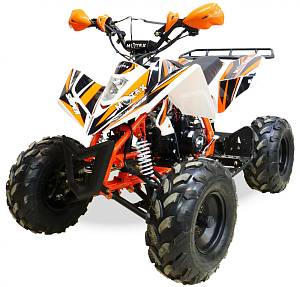 Квадроцикл MOTAX ATV T-Rex Super LUX 125 сс Бело-оранжевый