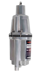 Насос вибрационный Verton НВ-15Н/300 (220В, 300 Вт, D-100 мм, произв. 25 л/мин, глуб. погруж. 4 м., длина эл. каб. 15м, нижний забор воды, макс. темп. 40 С, макс. напор 73 м. (6шт/кор))