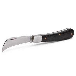 Нож монтерский малый складной с изогнутым лезвием КВТ НМ-05 67551