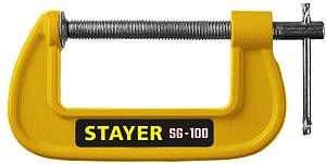 STAYER SG-100, 100 мм, чугунная струбцина G (3215-100)