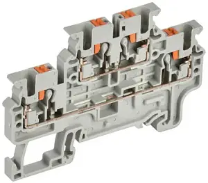 Колодка клеммная CP-ML двухуровневая 2,5мм2 серая / IEK YCT23-00-2-K03-002 Колодка клеммная CP-ML двухуровневая 2,5мм2 серая / IEK YCT23-00-2-K03-002