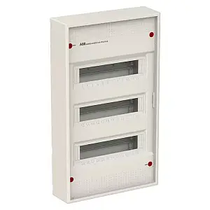 ABB AK636E3 Шкаф накладной, 36 PLE, 3-рядный, IP30, 578x339x99, без двери 2CPX032570R9999