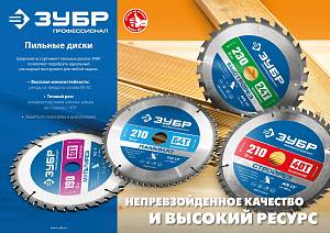 ЗУБР Стройрез, 250 х 30 мм, 48Т, пильный диск по строительной древесине, Профессионал (36931-250-30-48)