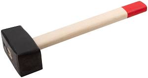 Кувалда кованая в сборе, деревянная ручка 3 кг KУРС