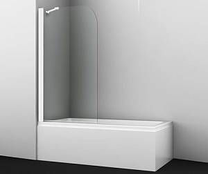Leine 35P01-80WHITE Fixed Стеклянная шторка на ванну Leine 35P01-80WHITE Fixed Стеклянная шторка на ванну