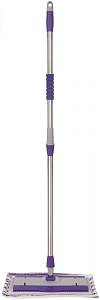 Швабра "Флаундер-Профи", телескоп.ручка,усиленная пластиковая платформа, насадка из микрофибры Прочие бренды