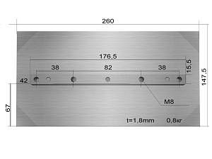 Лопасти 800 для TSS DMD1000 (к-т из 4 лопастей) ТСС Лопасти 800 для TSS DMD1000 (к-т из 4 лопастей) ТСС