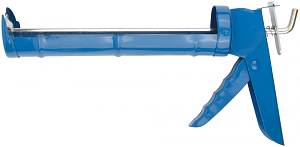 Пистолет для герметика 225 мм полукорпусной, гладкий шток FIT