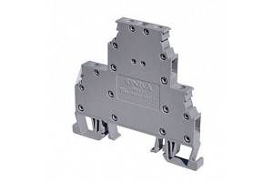 MRK 2,5C; Клеммник 2-х ярусный, 2,5 мм.кв. (серый) / ONKA 1010332 MRK 2,5C; Клеммник 2-х ярусный, 2,5 мм.кв. (серый) / ONKA 1010332