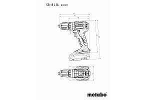 SB 18 L BL Аккумуляторная ударная дрель Metabo