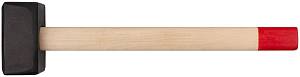 Кувалда кованая в сборе, деревянная ручка 6 кг КУРС