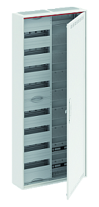 ABB CA28VML Шкаф 96М навесной с медиапанелями IP30, 1250x550x160 между DIN-рейками 125 мм и самозажимными клеммами N/PE и дверью с вент. отверстиями 2CPX052215R9999