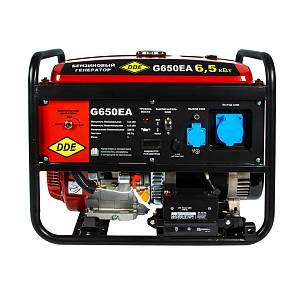 Генератор бензиновый DDE G650EA(1ф 6,0/6,5 кВт бак 25 л дв-ль 14 л.с. элстарт +автоматика)