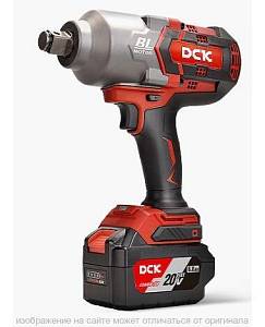 Гайковерт аккум ударный бесщеточный DCK KDPB998 18В, 3/4 &quot;, 2*6А/ч. 1000нм