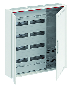 ABB CA35VML Шкаф 120М навесной с медиапанелями IP30, 800x800x160 между DIN-рейками 125 мм и самозажимными клеммами N/PE и дверью с вент. отверстиями 2CPX052216R9999