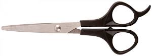 Ножницы бытовые нержавеющие, пластиковые ручки, толщина лезвия 1,5 мм, 160 мм FIT