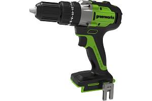 Ударная аккумуляторная дрель-шуруповерт Greenworks GD24DD60 3704107