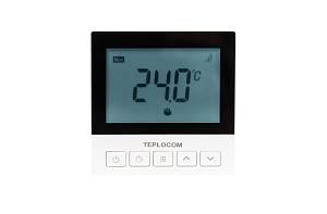 Программируемый термостат для теплого пола TEPLOCOM TSF-Prog-220/16A