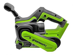 Ленточная шлифовальная машина бесщеточная аккумуляторная Greenworks G24BS, 24 В, без АКБ и ЗУ Ленточная шлифовальная машина бесщеточная аккумуляторная Greenworks G24BS, 24 В, без АКБ и ЗУ